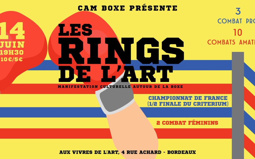 Les rings de l’art – 14 juin 2019