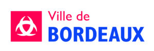 VILLE DE BORDEAUX HORIZONTAL ROUGE ET BLEU